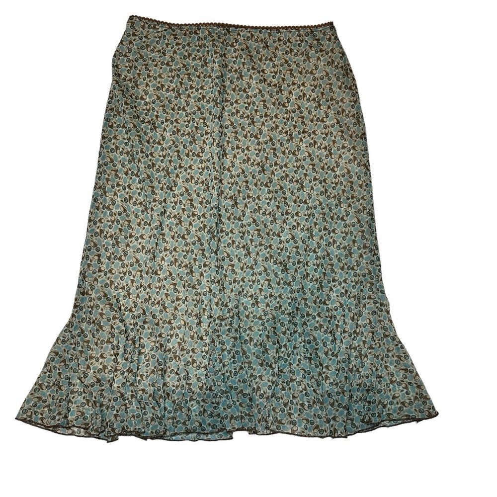 Dress Barn Women's Paisely Print Skirt Size L